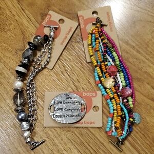 Swap Bops Bracelet Adornment Plate Charm Lot Bundle